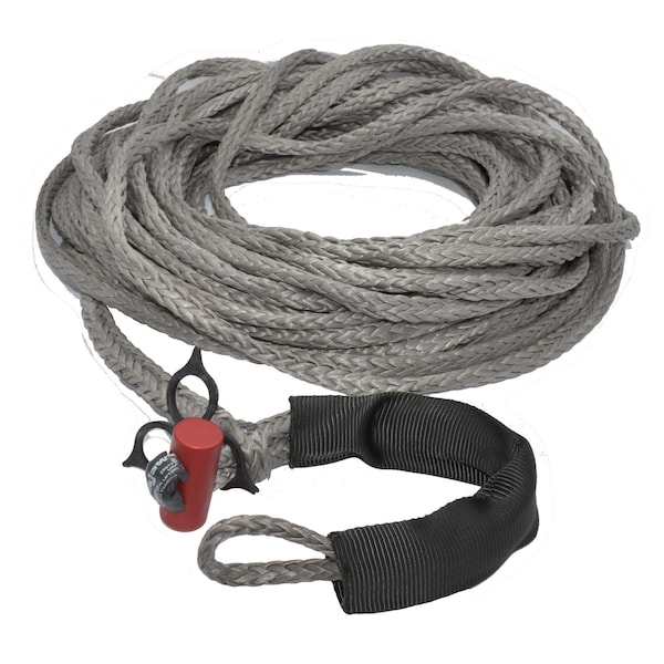 3/8 In. X 75 Ft. 6,600 Lbs. WLL. LockJaw Synthetic Winch Line Extension W/Integrated Shackle